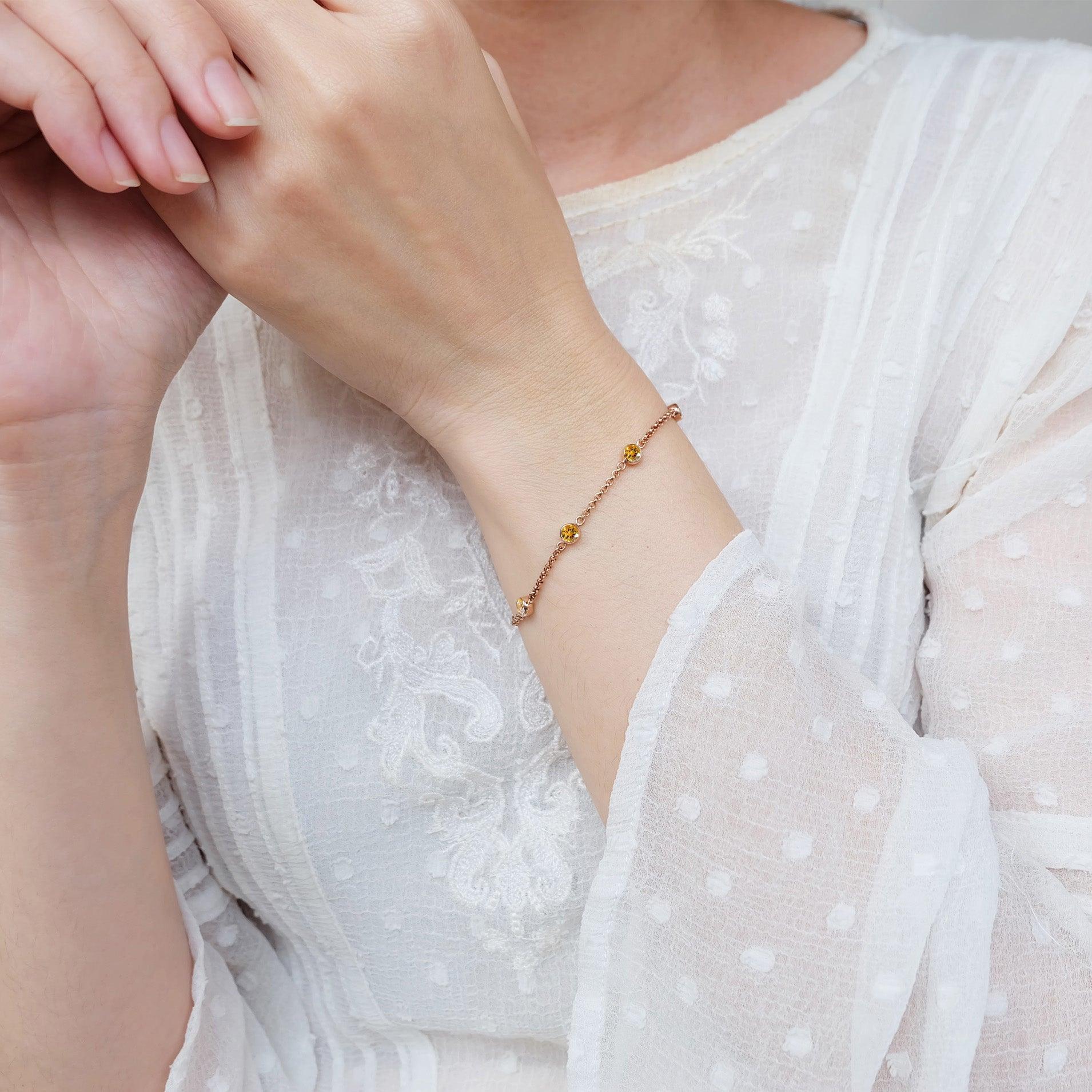 Citrine Bracelet Priti - SOVATS