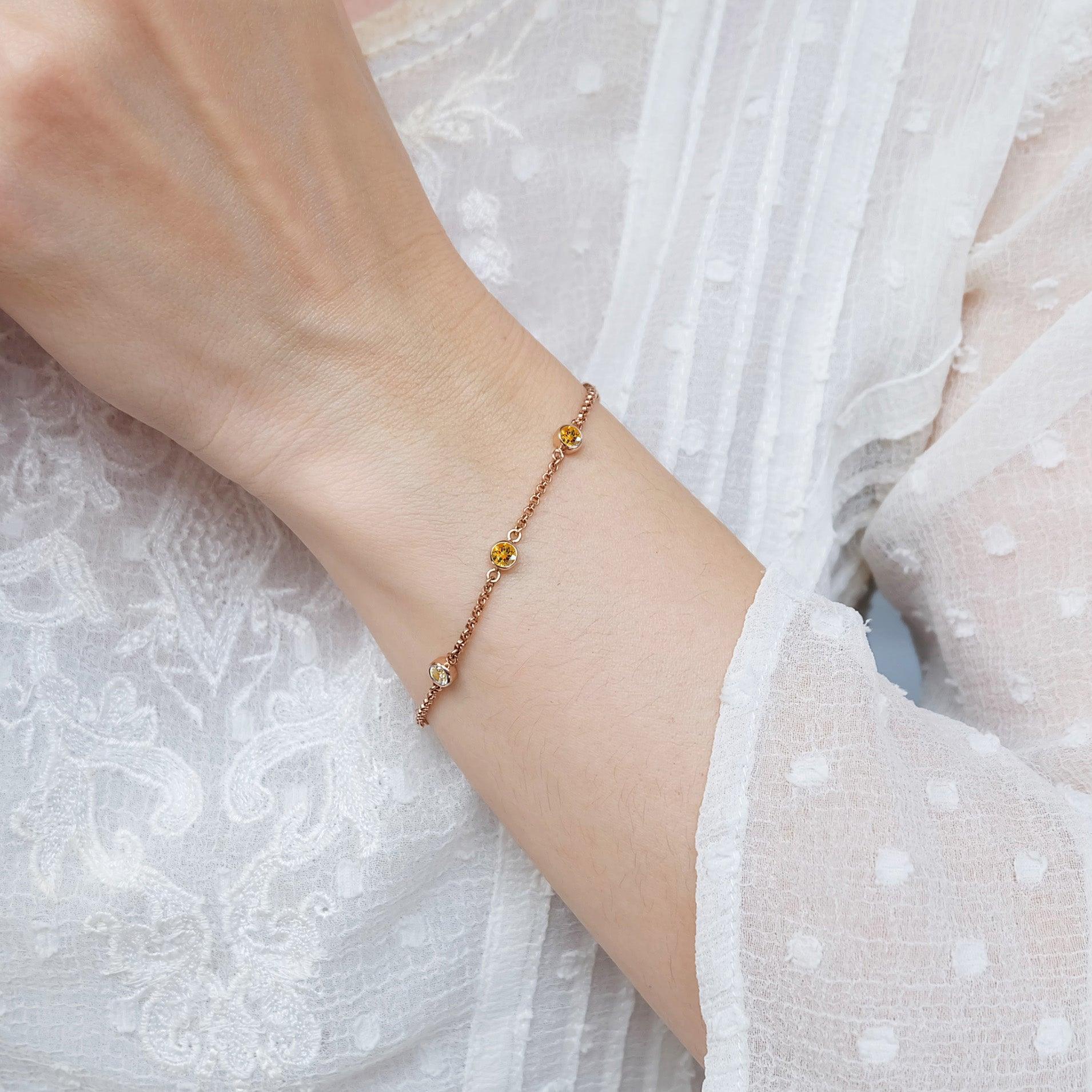 Citrine Bracelet Priti - SOVATS