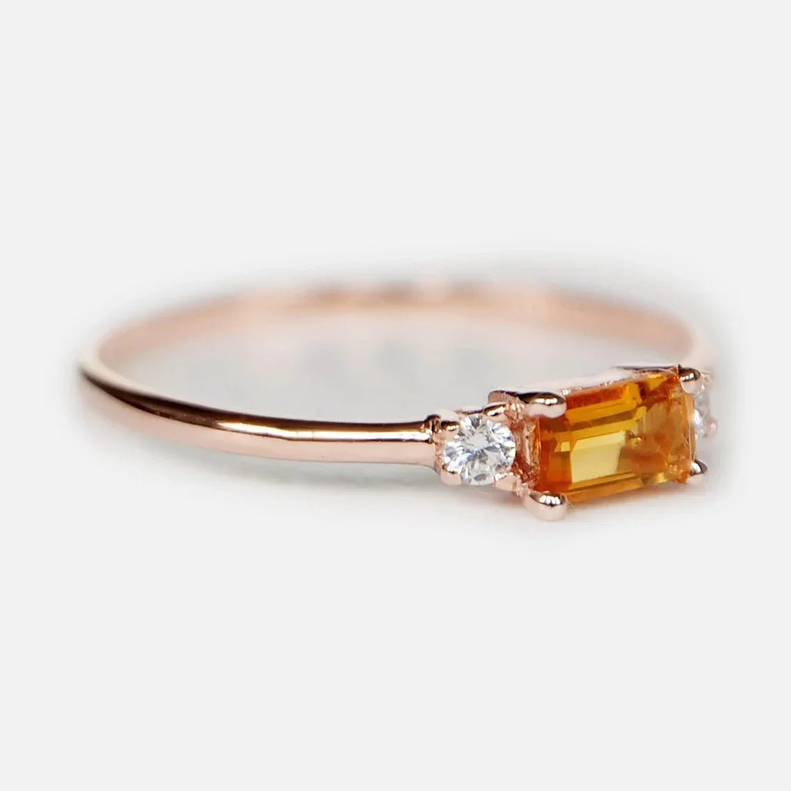 Citrine Diamond Ring Lucian - SOVATS