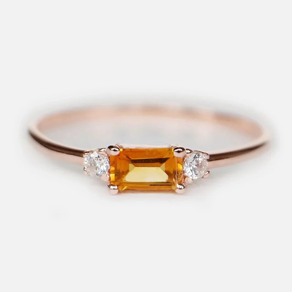 Citrine Diamond Ring Lucian - SOVATS