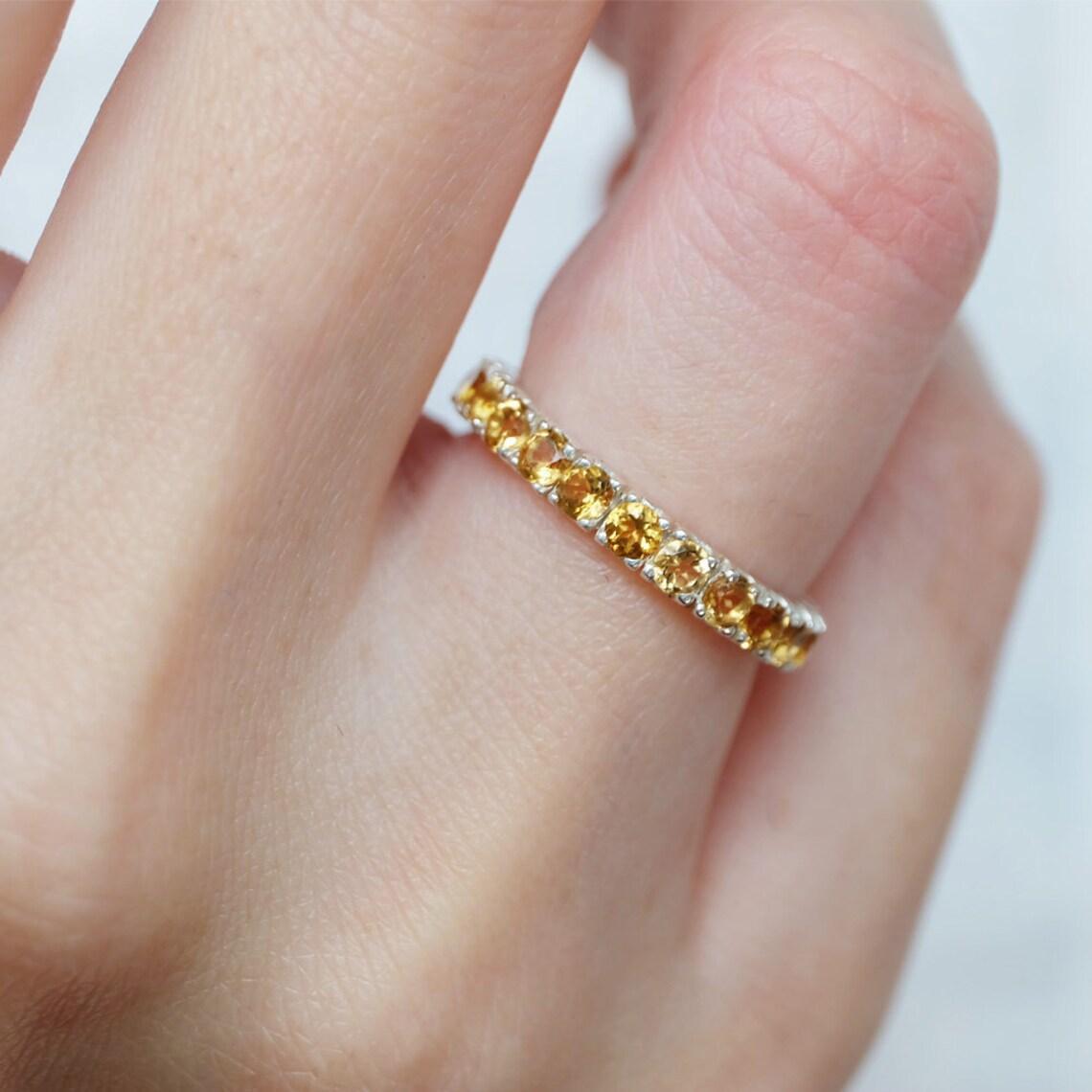 Citrine Eternity Band Eben - SOVATS