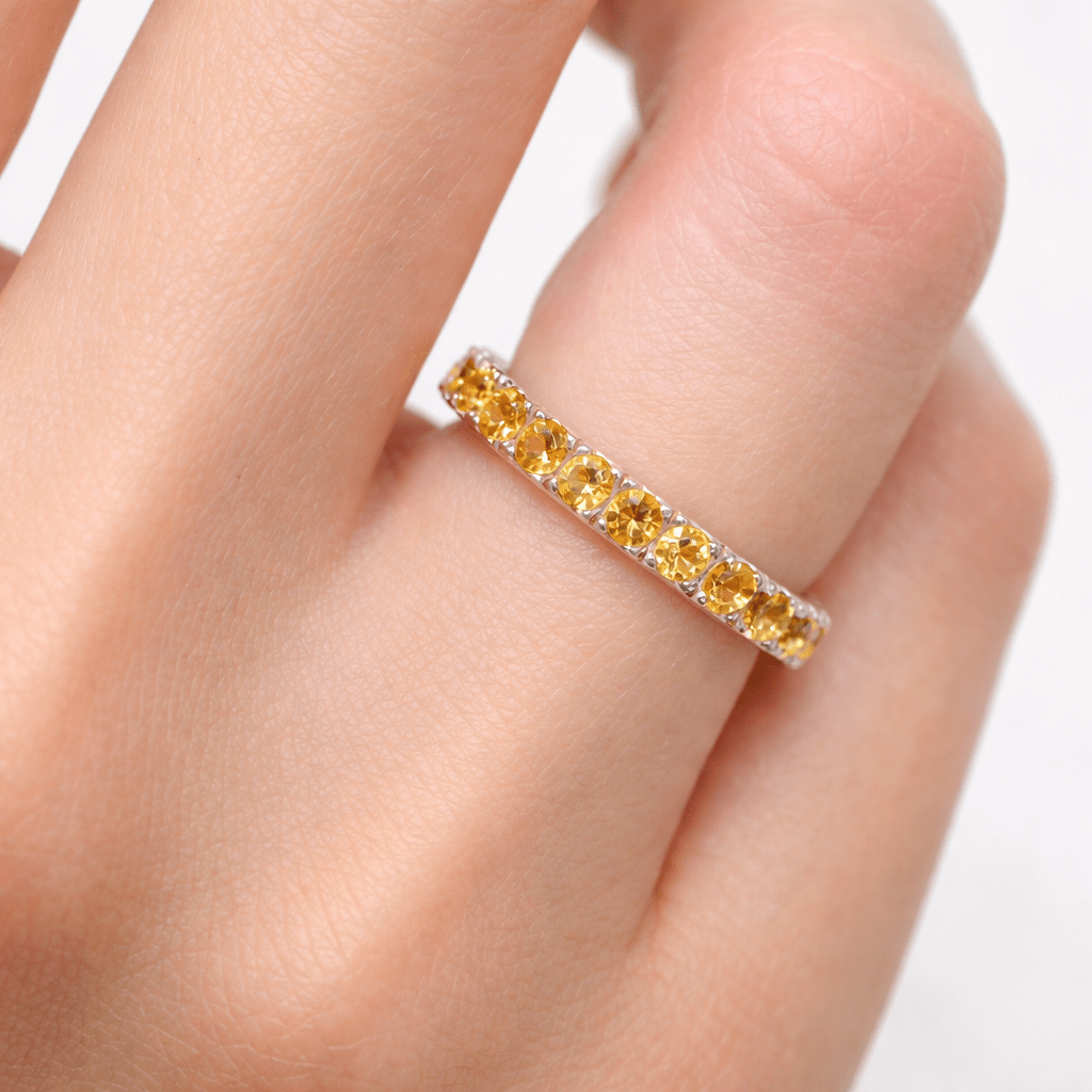 Citrine Eternity Band Eben - SOVATS