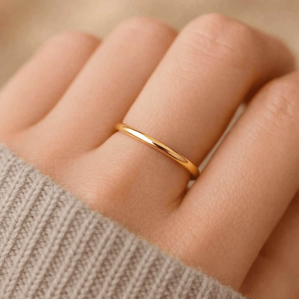 Classic 2mm Curved Band Ring - SOVATS