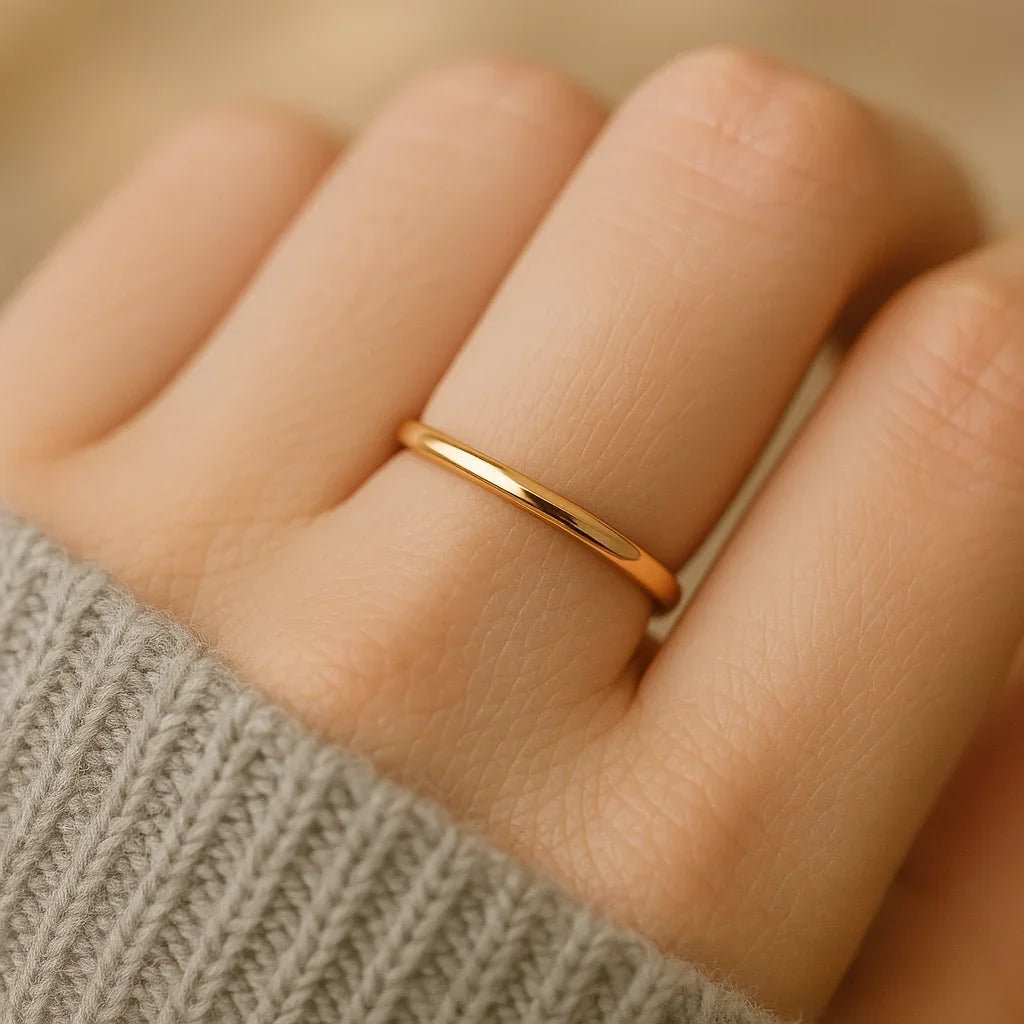 Classic 2mm Curved Band Ring - SOVATS