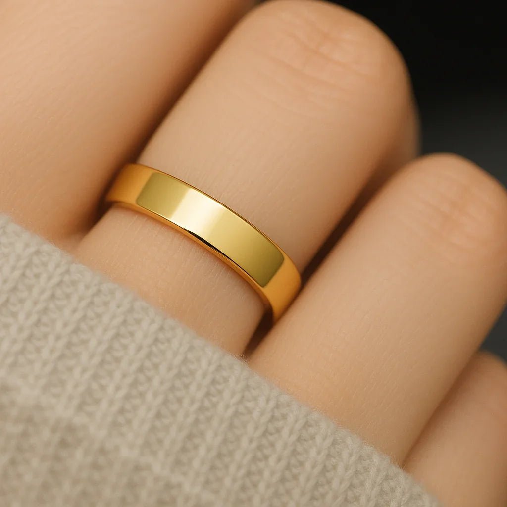 Classic 4mm Flat Band Ring - SOVATS