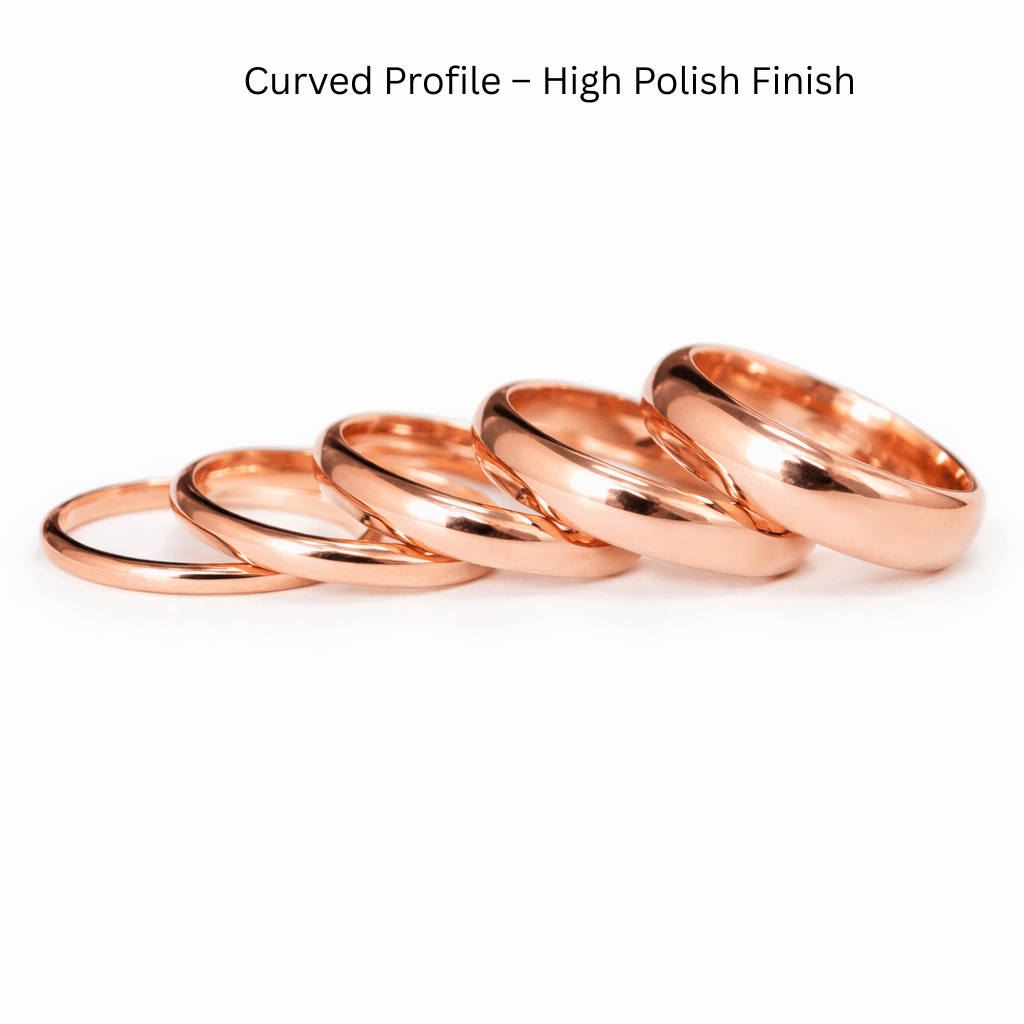 Classic 5mm Curved Band Ring - SOVATS