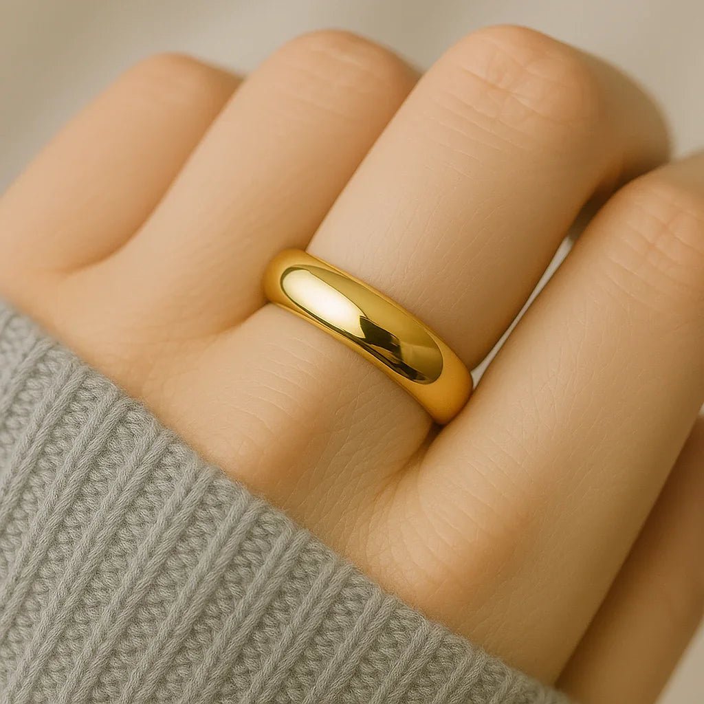Classic 5mm Curved Band Ring - SOVATS