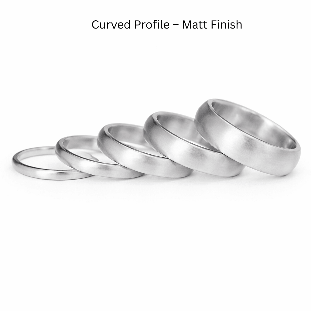 Classic 5mm Curved Band Ring - SOVATS