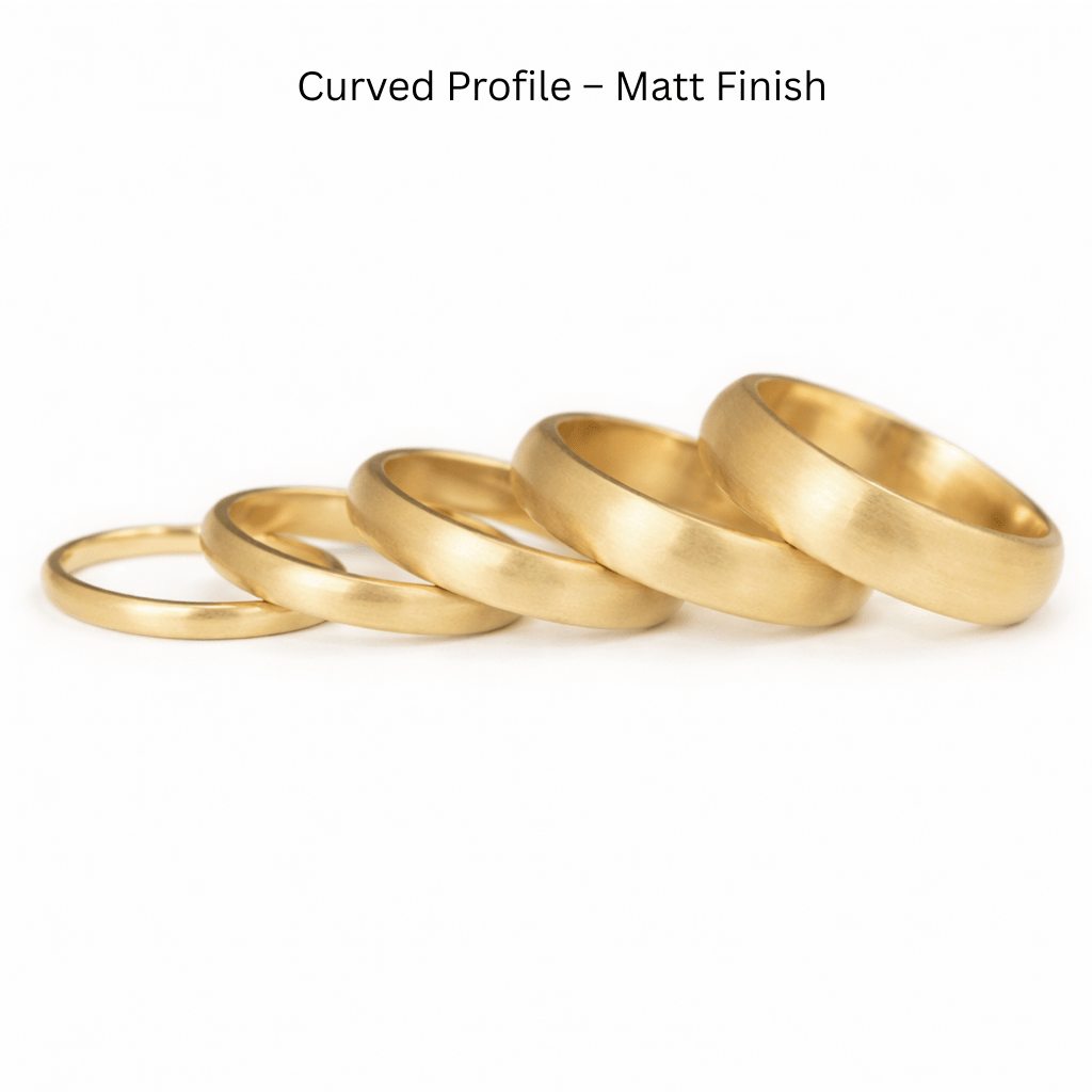 Classic 5mm Curved Band Ring - SOVATS