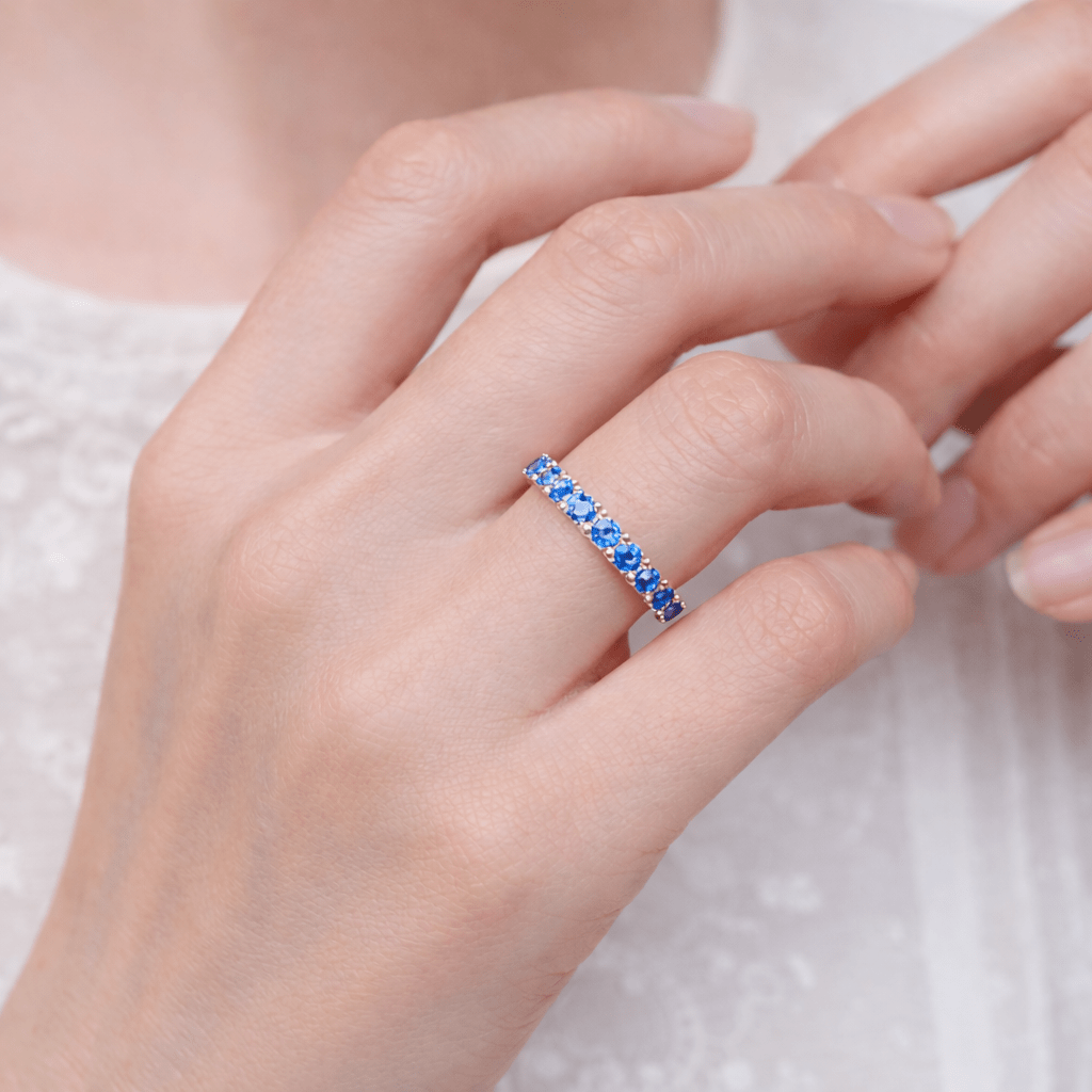 Cornflower Blue Sapphire Ring Maya - SOVATS