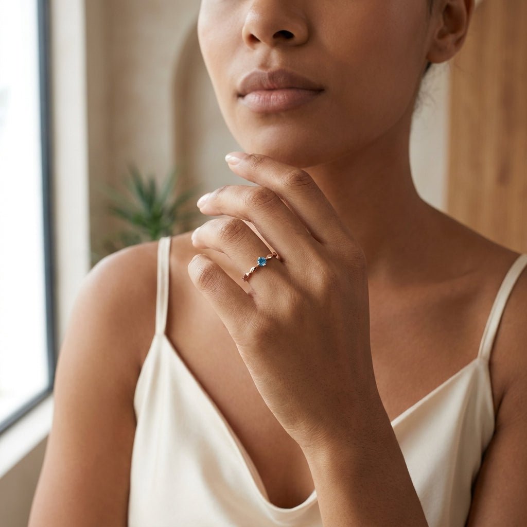 December's Birthstone Ring Amelia - SOVATS