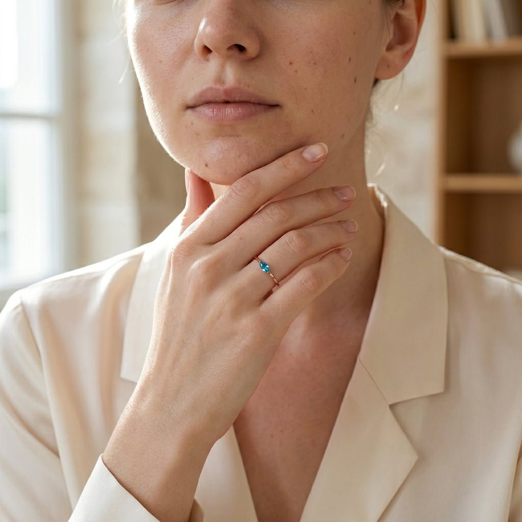 December's Birthstone Ring Cecilia - SOVATS