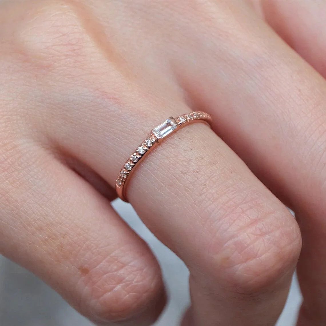 Diamond Baguette Ring Dabrosh - SOVATS