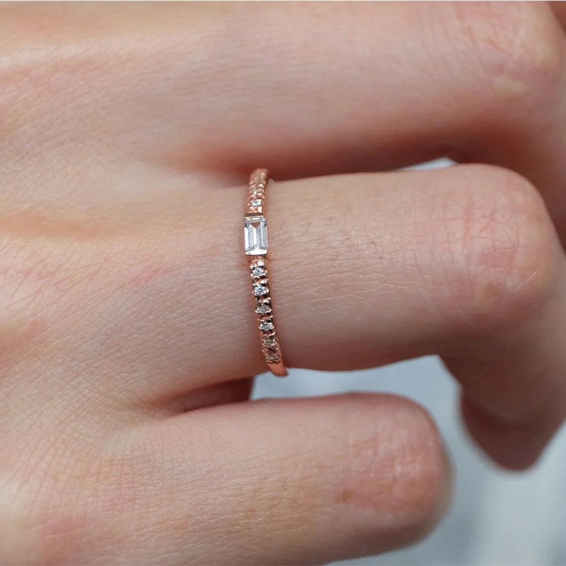 Diamond Baguette Ring Dabrosh - SOVATS