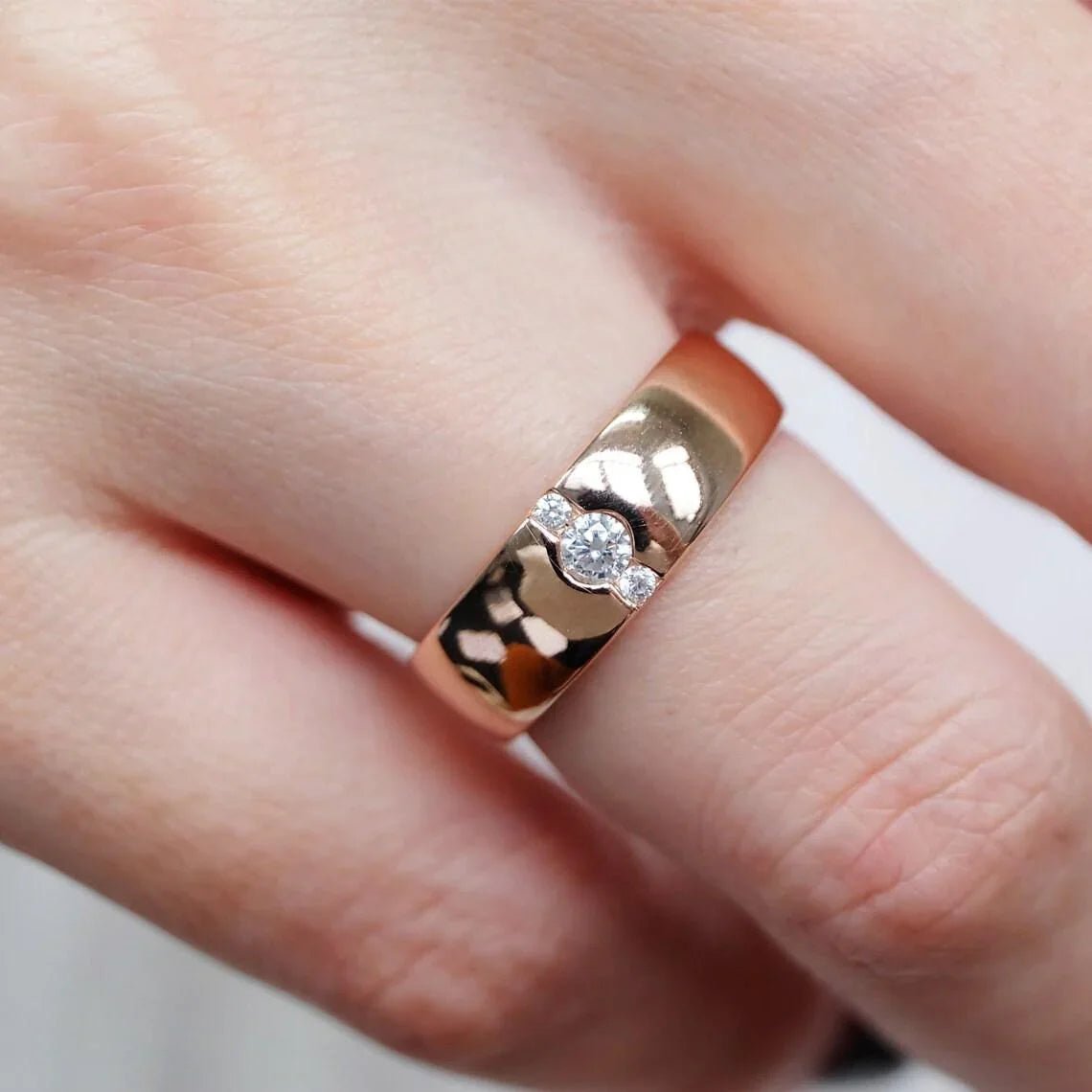 Diamond Band Ring Agata - SOVATS