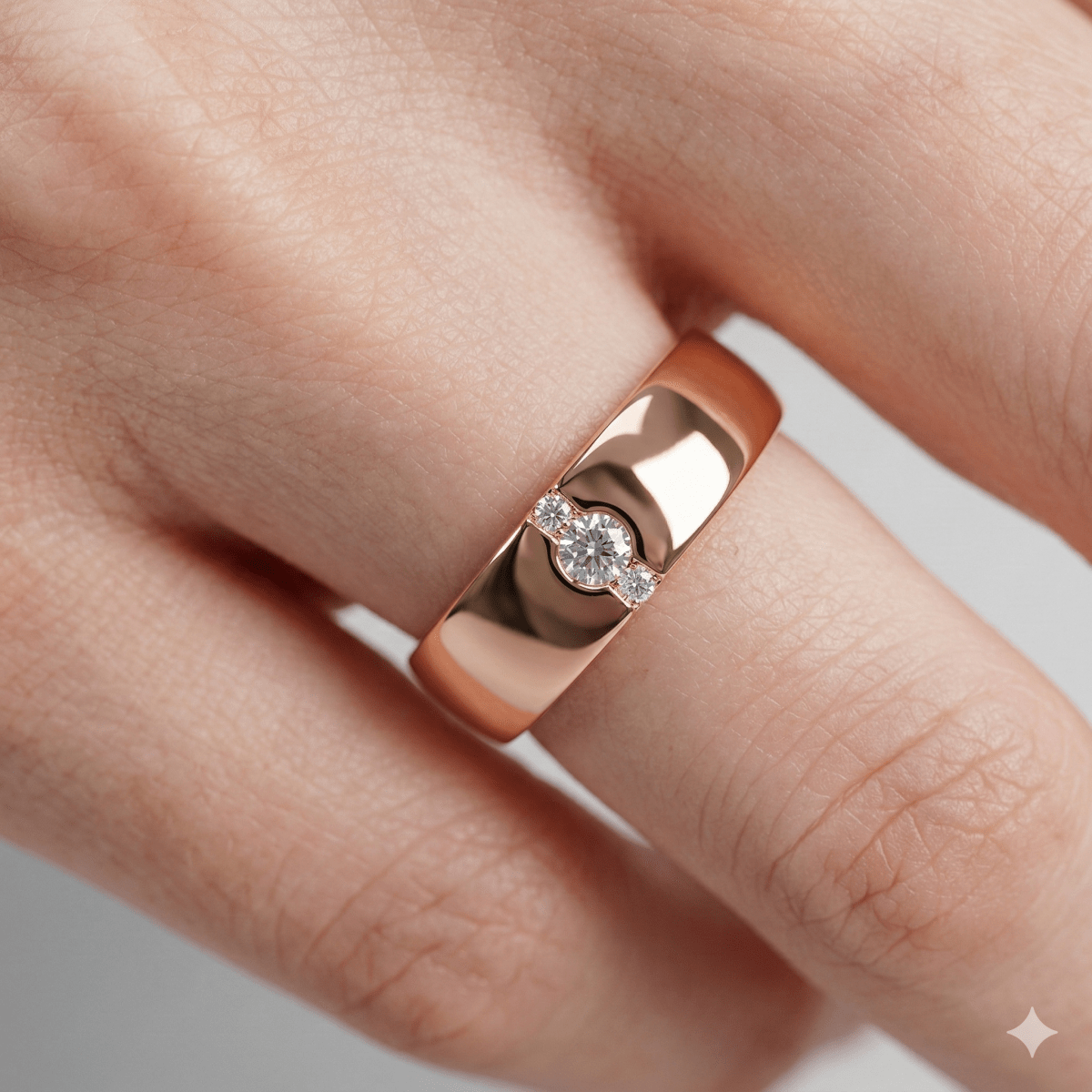 Diamond Band Ring Agata - SOVATS