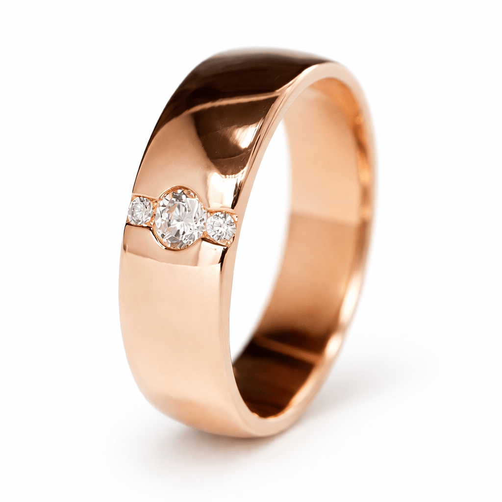 Diamond Band Ring Agata - SOVATS