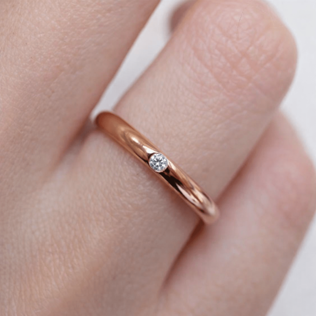 Diamond Band Ring Alda - SOVATS