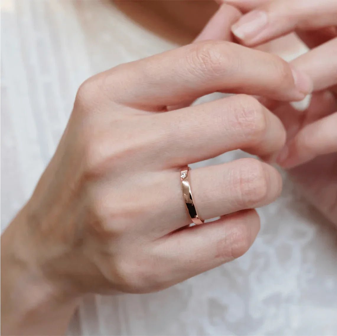 Diamond Band Ring Meira - SOVATS