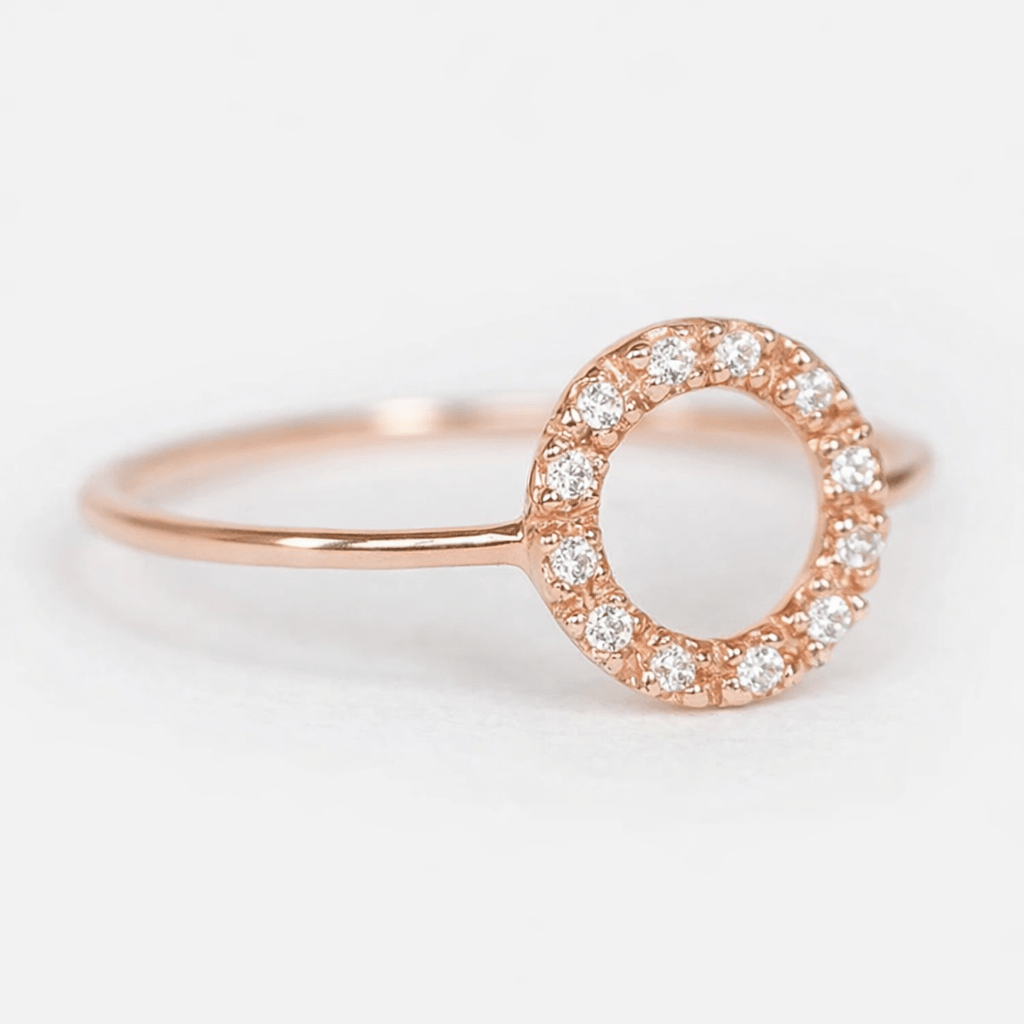 Diamond Circle Ring Vasa - SOVATS