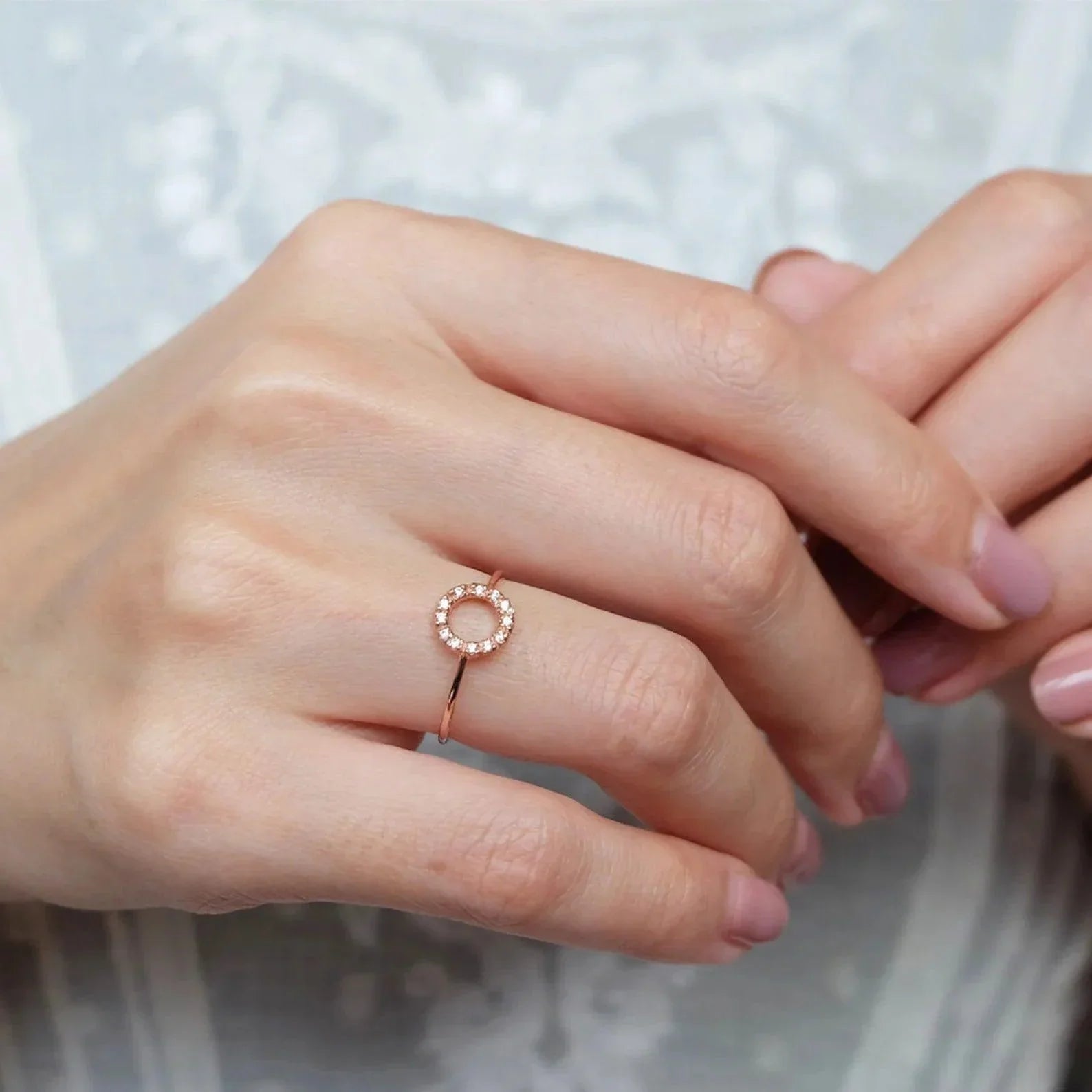Diamond Circle Ring Vasa - SOVATS