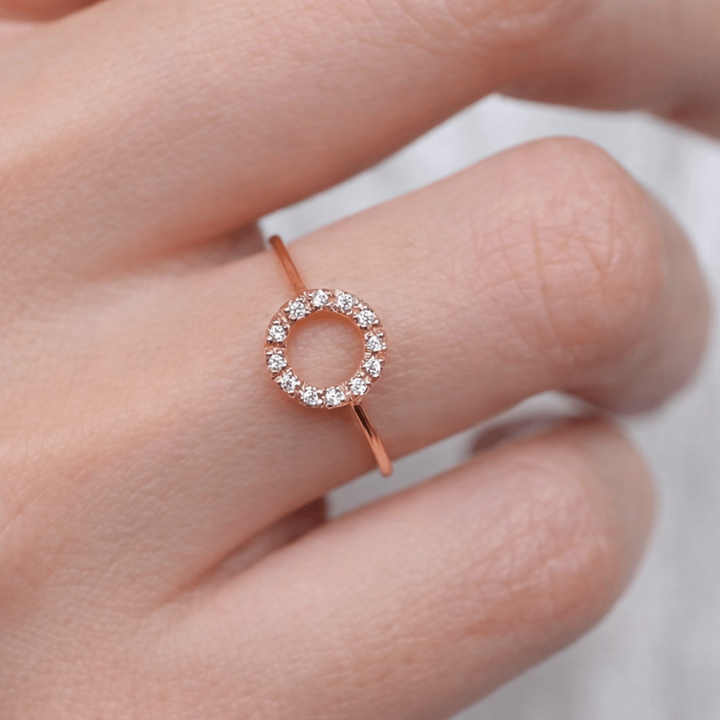 Diamond Circle Ring Vasa - SOVATS