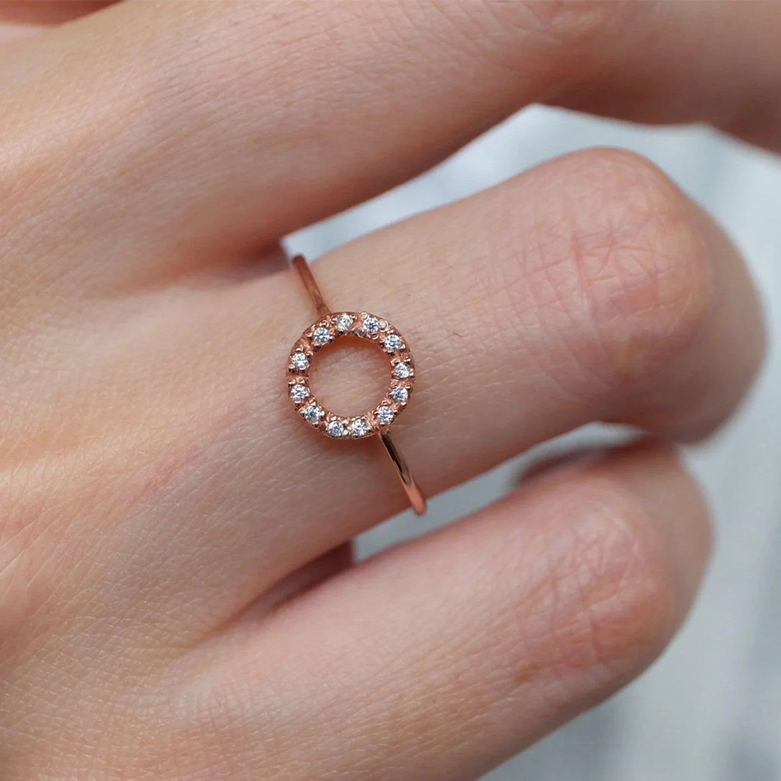 Diamond Circle Ring Vasa - SOVATS