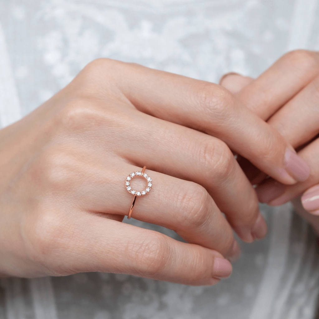 Diamond Circle Ring Vasa - SOVATS