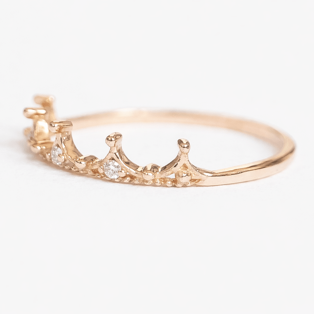 Diamond Crown Ring Grecia - SOVATS