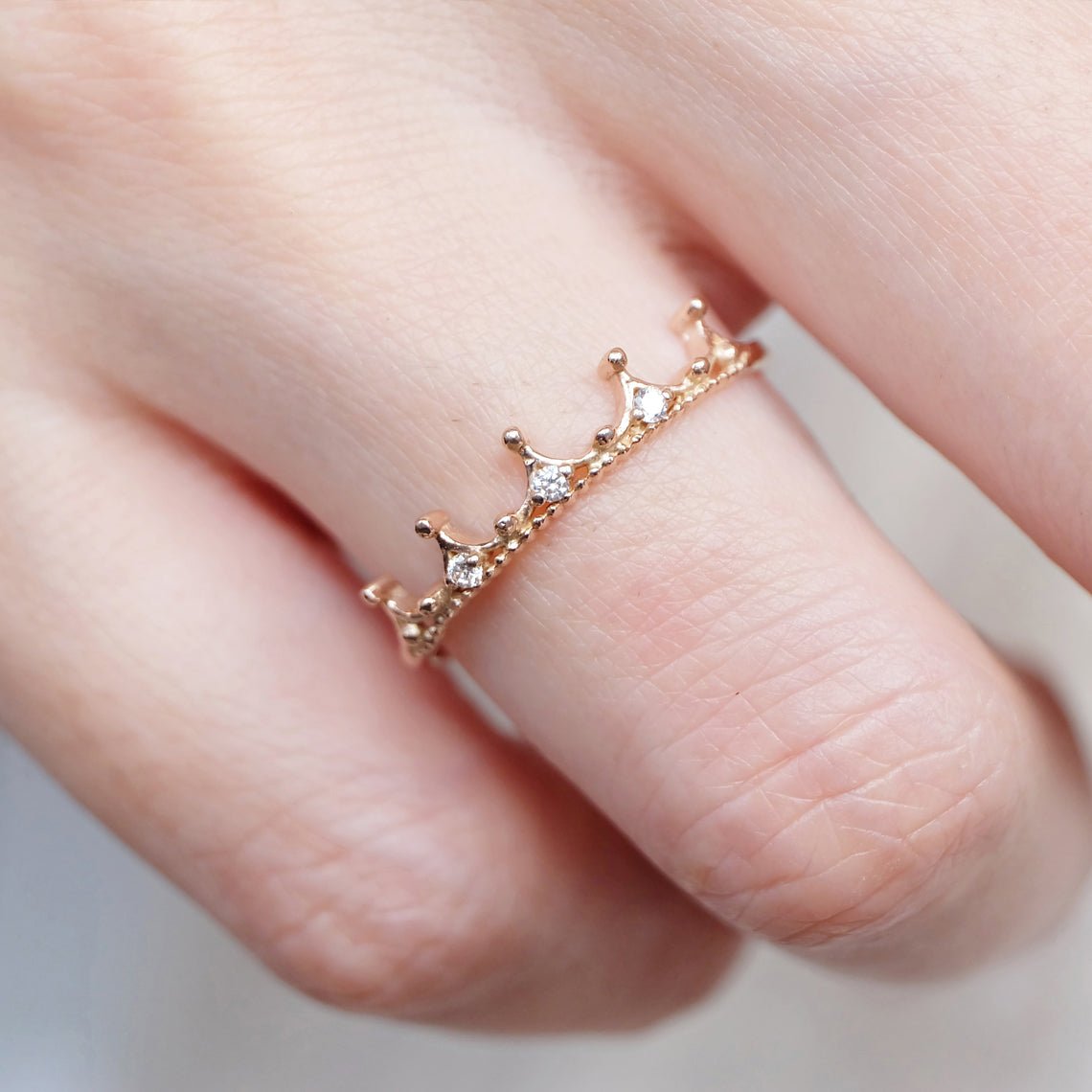 Diamond Crown Ring Grecia - SOVATS