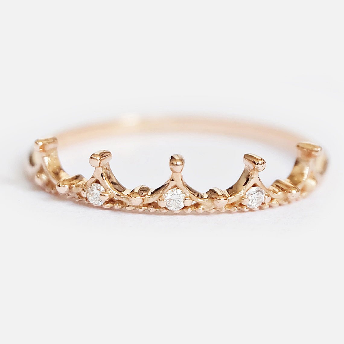 Diamond Crown Ring Grecia - SOVATS