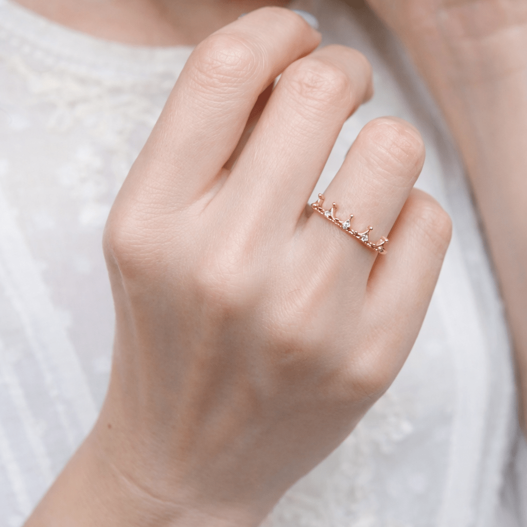 Diamond Crown Ring Grecia - SOVATS