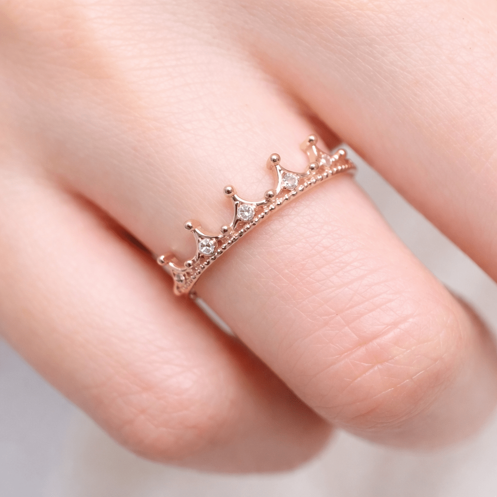 Diamond Crown Ring Grecia - SOVATS
