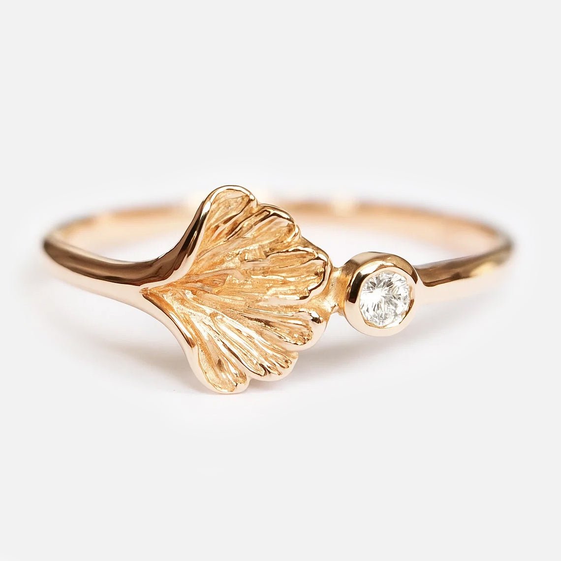 Diamond Ginkgo Ring Kamila - SOVATS