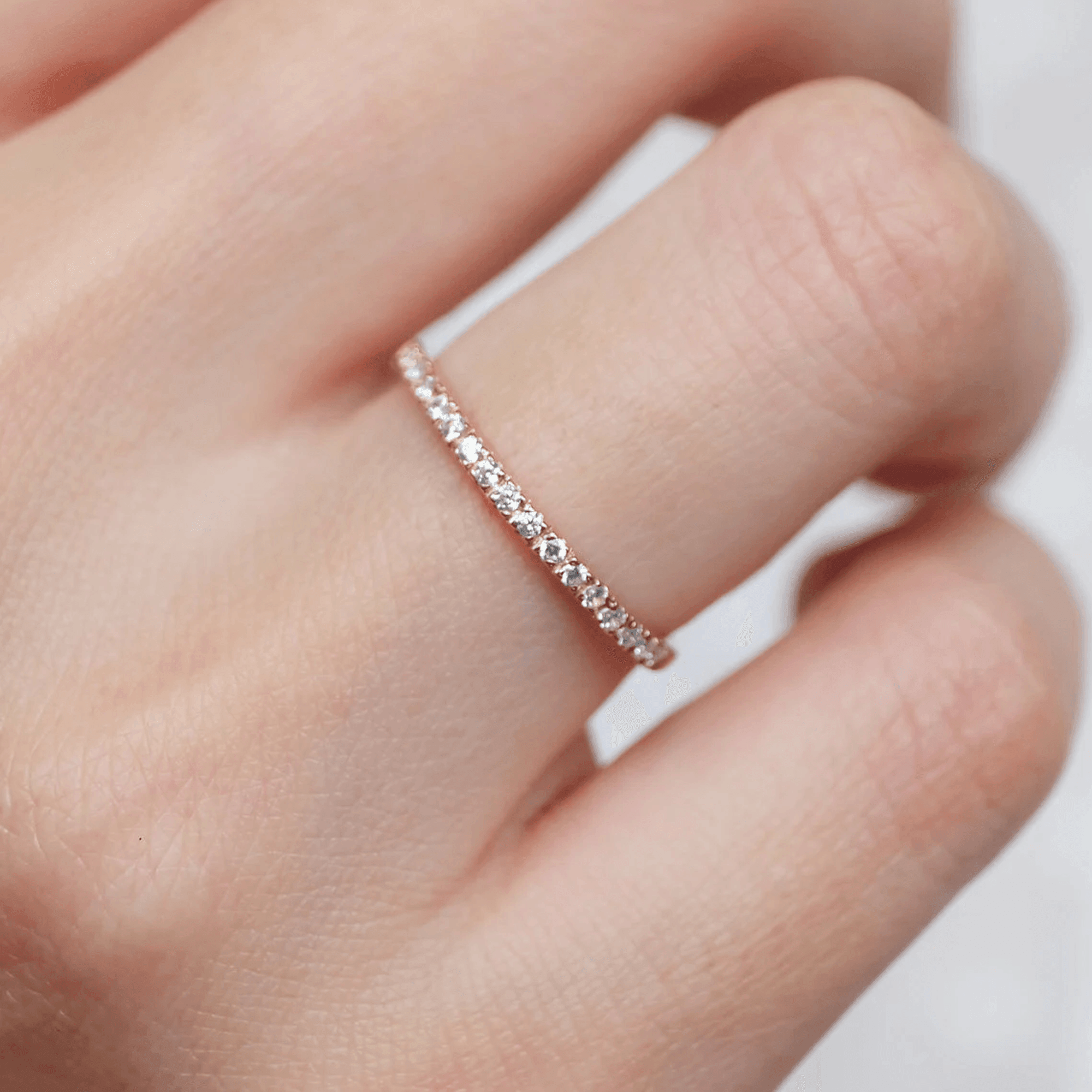 Diamond Half Eternity Ring Jasmin - SOVATS