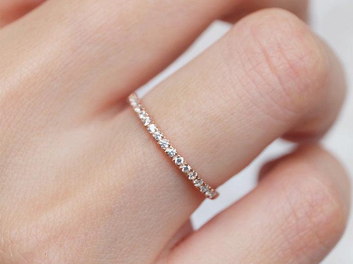 Diamond Half Eternity Ring Maryam - SOVATS