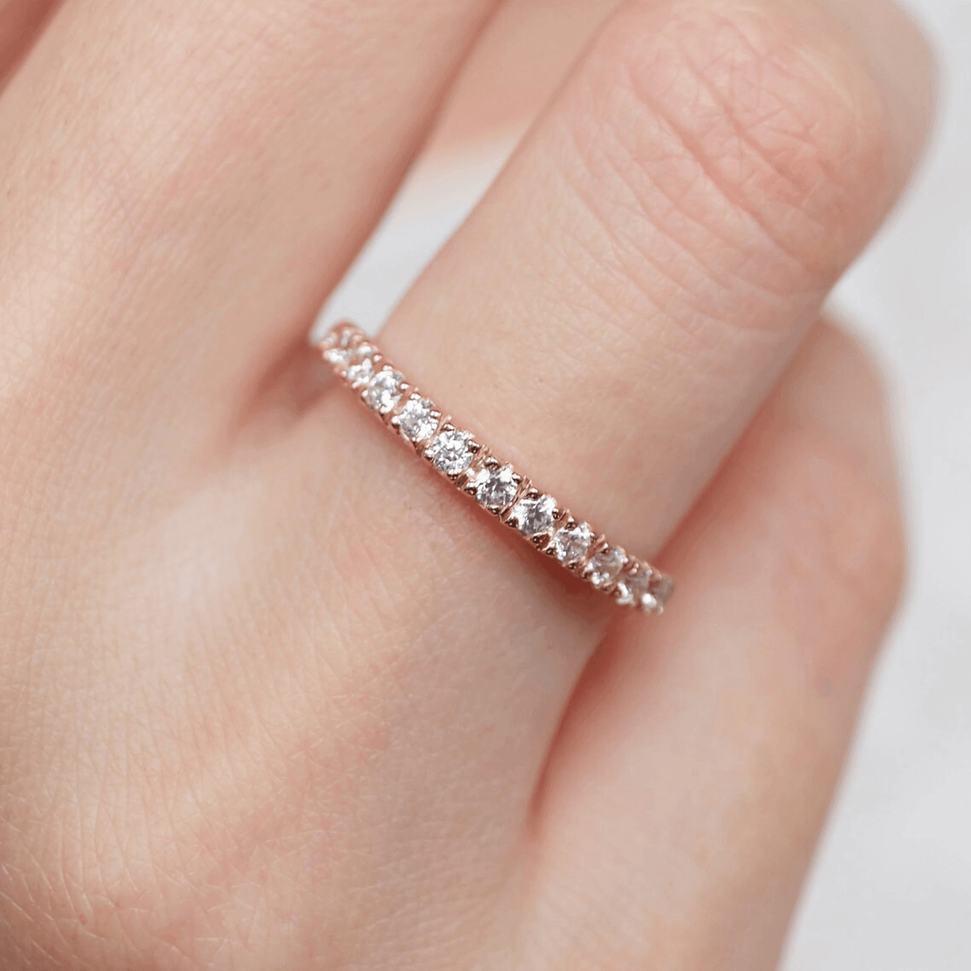 Diamond Half Eternity Ring Vilma - SOVATS