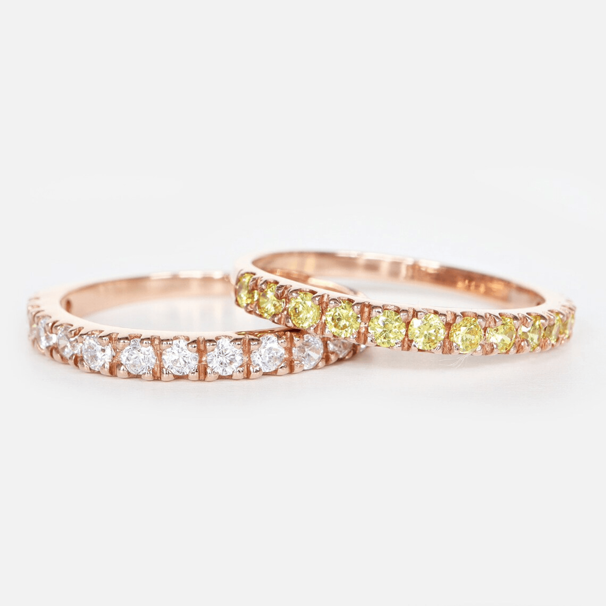 Diamond Half Eternity Ring Vilma - SOVATS