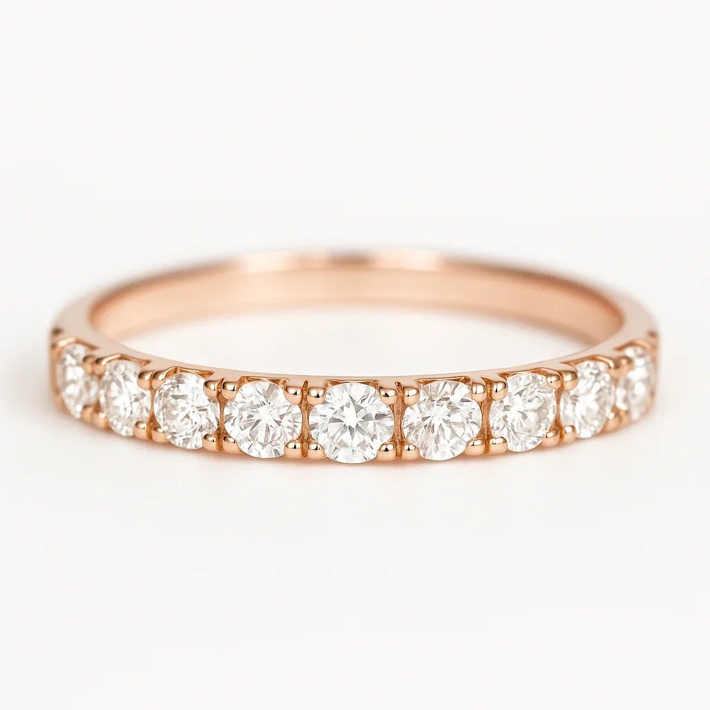 Diamond Half Eternity Ring Vilma - SOVATS