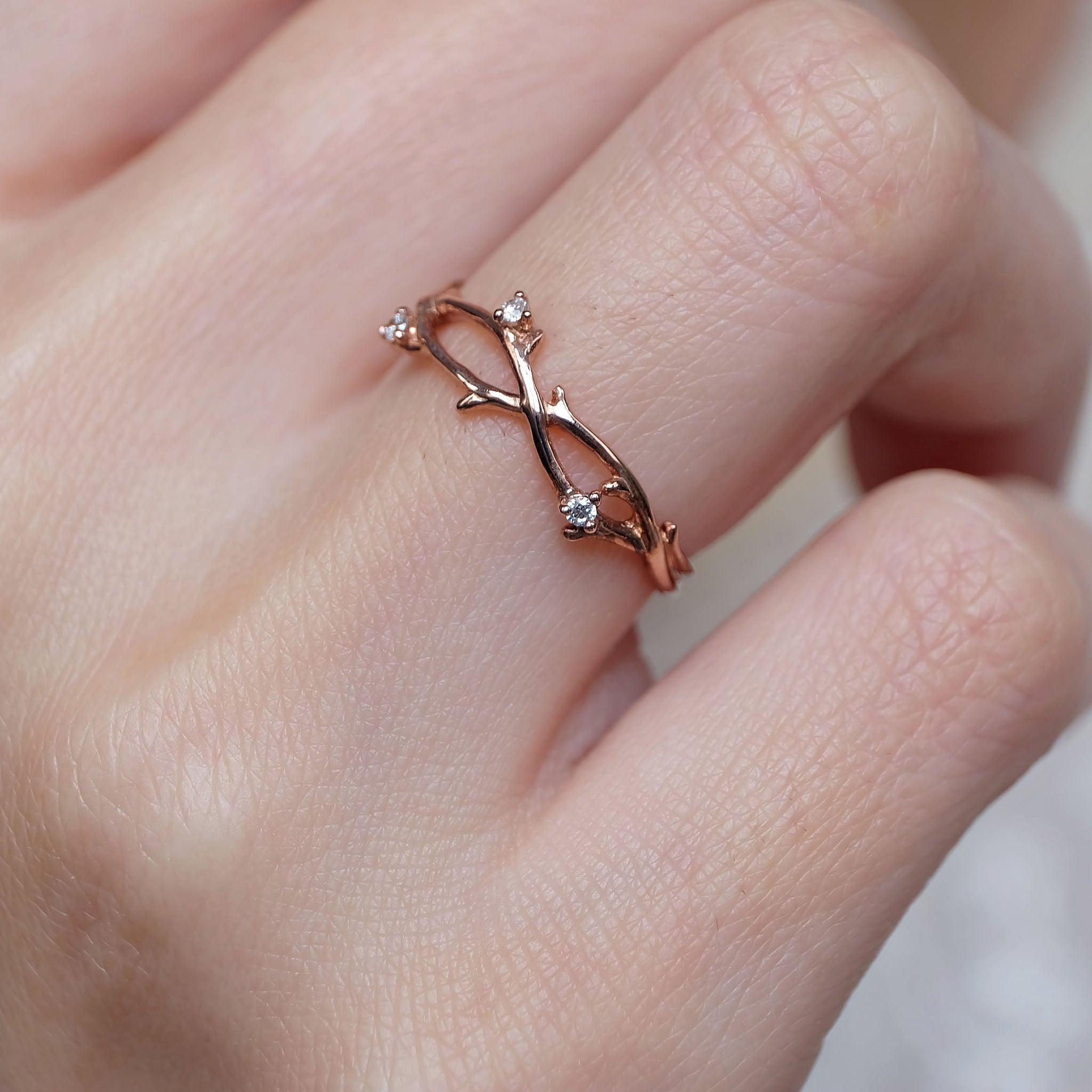 Diamond Leaf Ring Sage - SOVATS