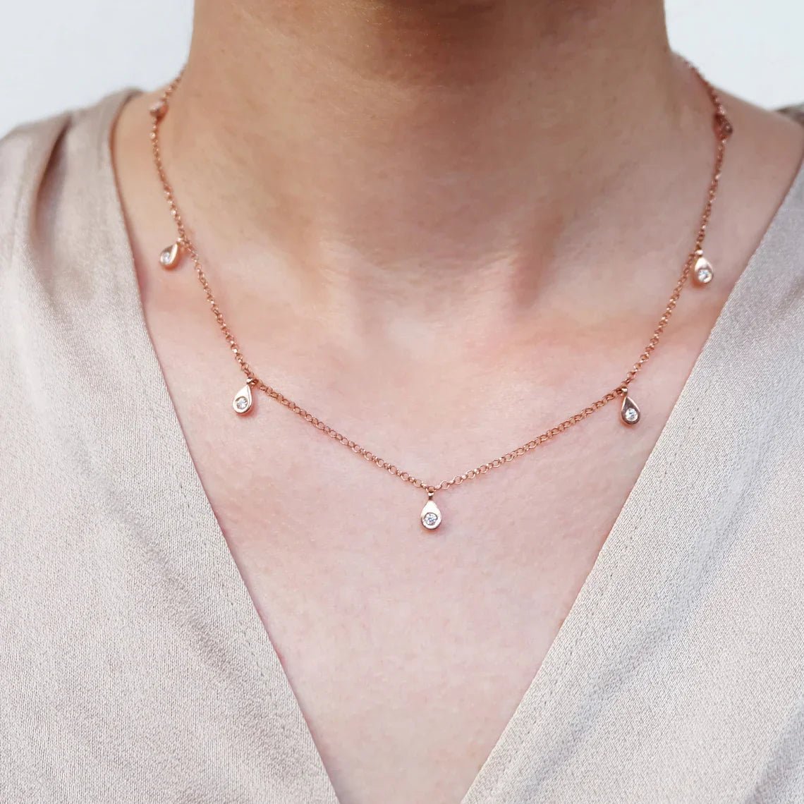 Diamond Necklace Sofia - SOVATS
