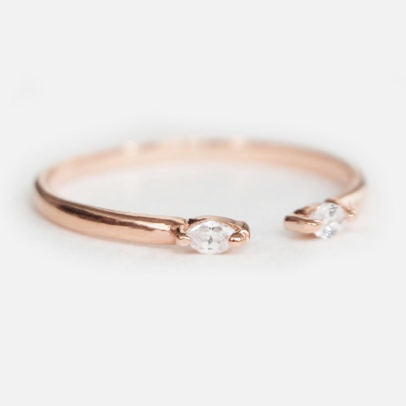 Diamond Open Ring Samad - SOVATS