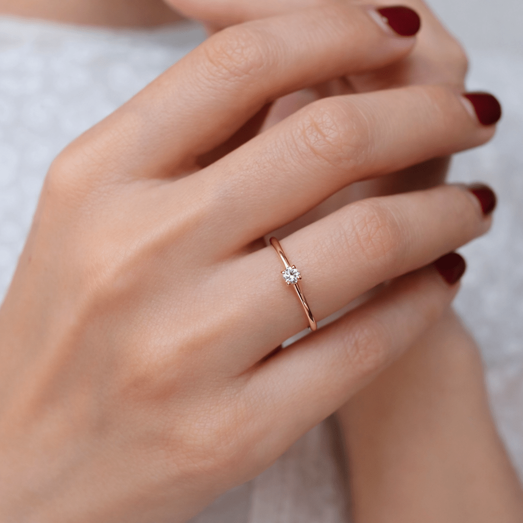 Diamond Solitaire Ring Asal - SOVATS