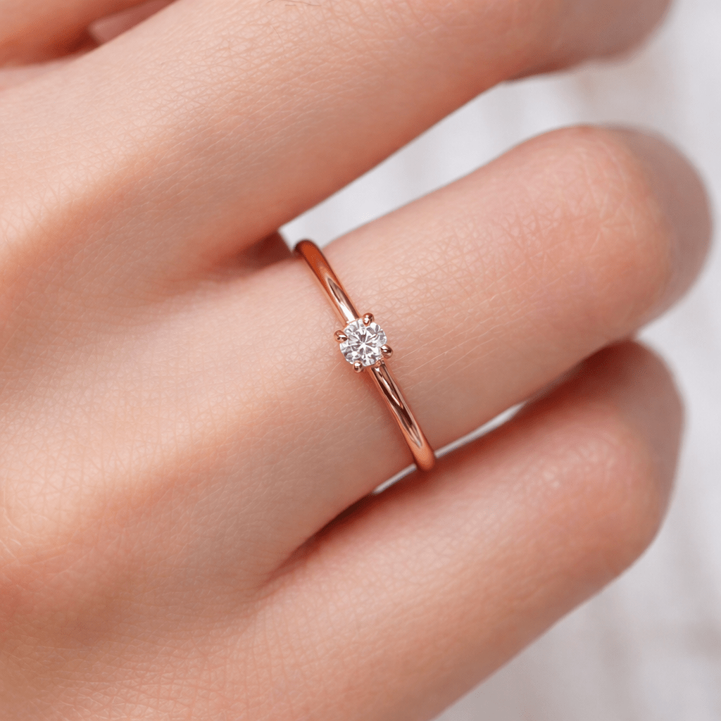 Diamond Solitaire Ring Asal - SOVATS
