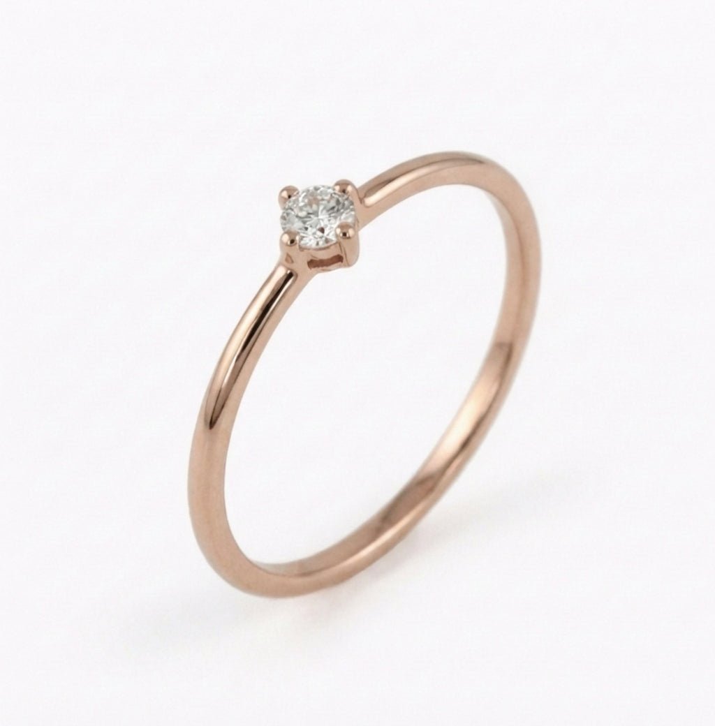 Diamond Solitaire Ring Eva - SOVATS