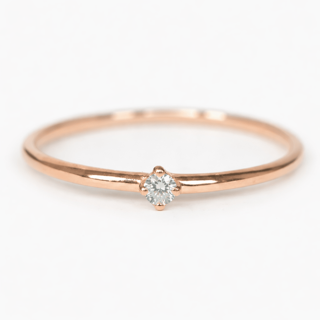 Diamond Solitaire Ring Eva - SOVATS