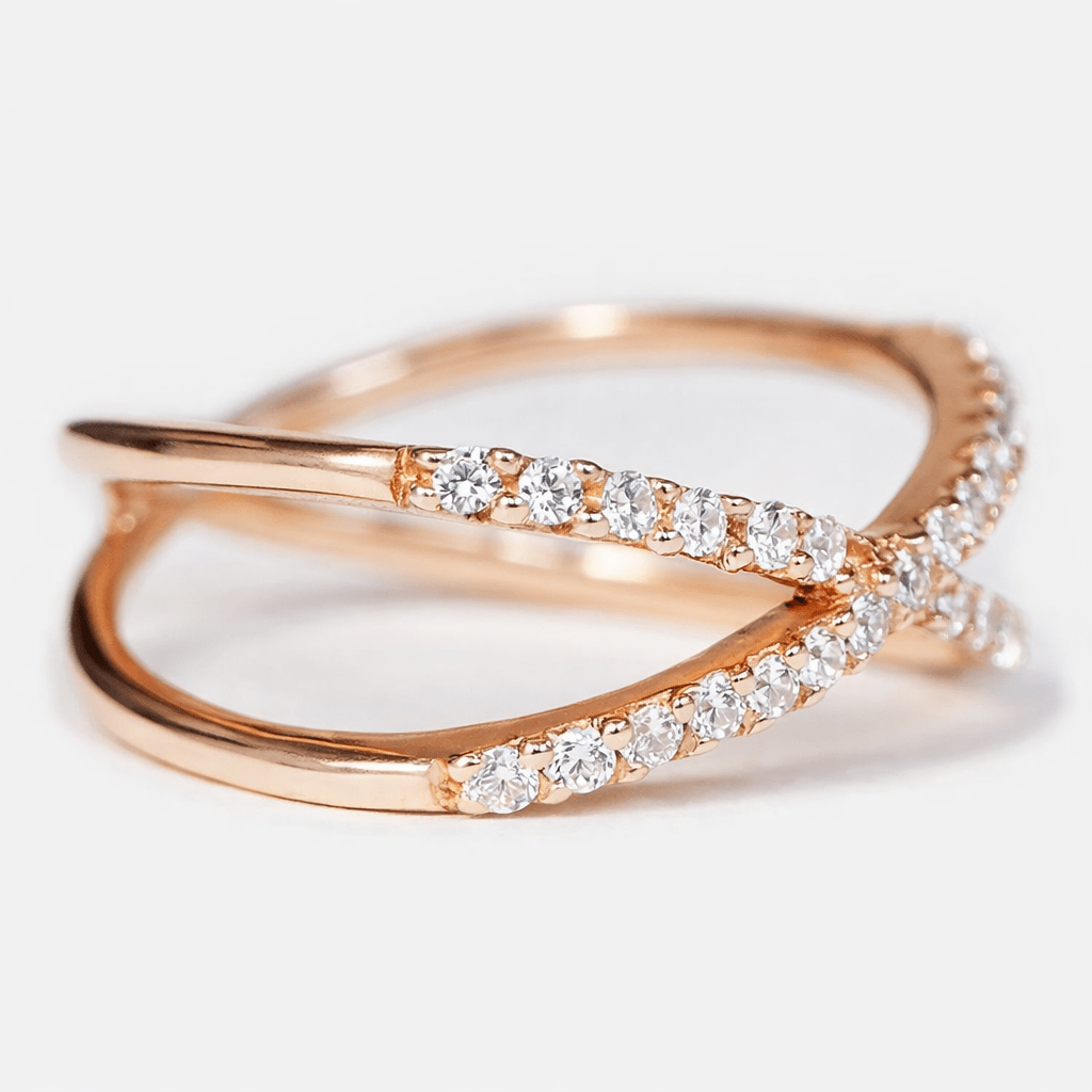 Diamond X Cross Ring Sabia - SOVATS