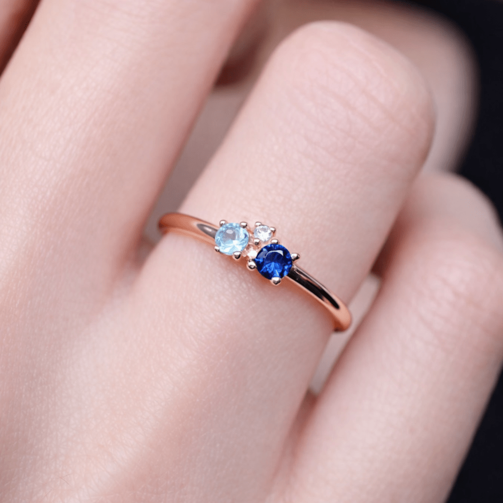 Dual Birthstone Ring Duri - SOVATS