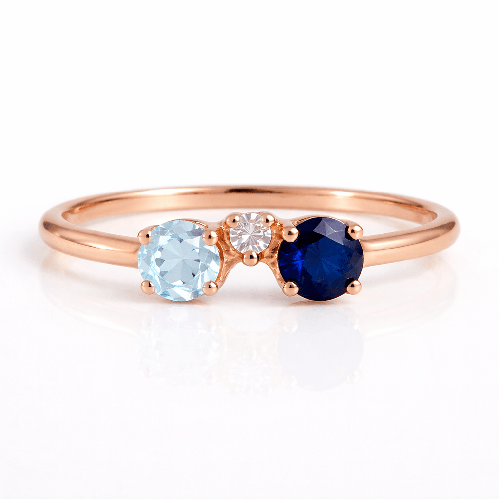 Dual Birthstone Ring Duri - SOVATS