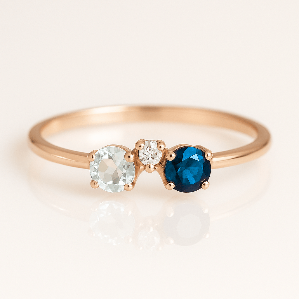 Dual Birthstone Ring Duri - SOVATS